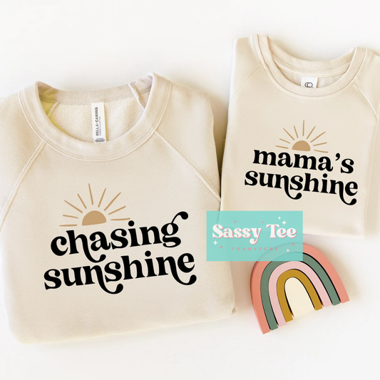 CHASING SUNSHINE MOM MINI Adult/Kid options