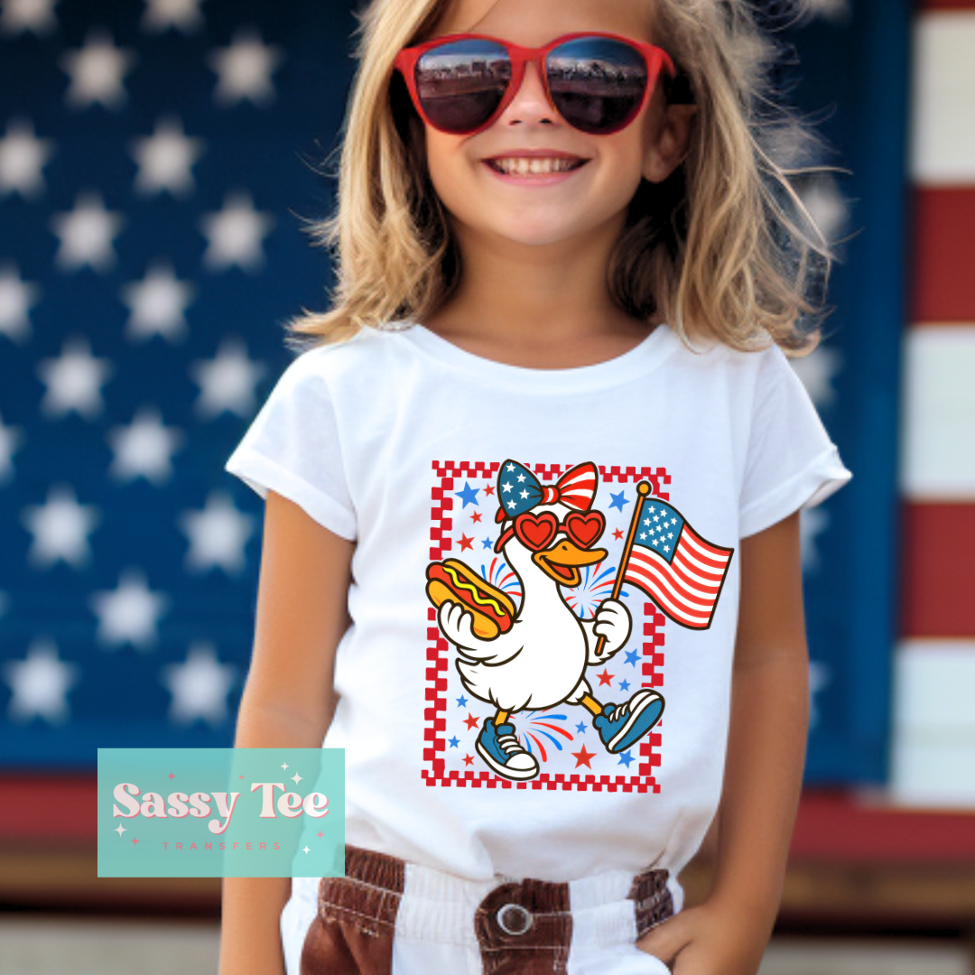 JULY FOURTH SILLY GOOSE Kid Girls **Preorder/Restock Ships in 5-10 biz days**