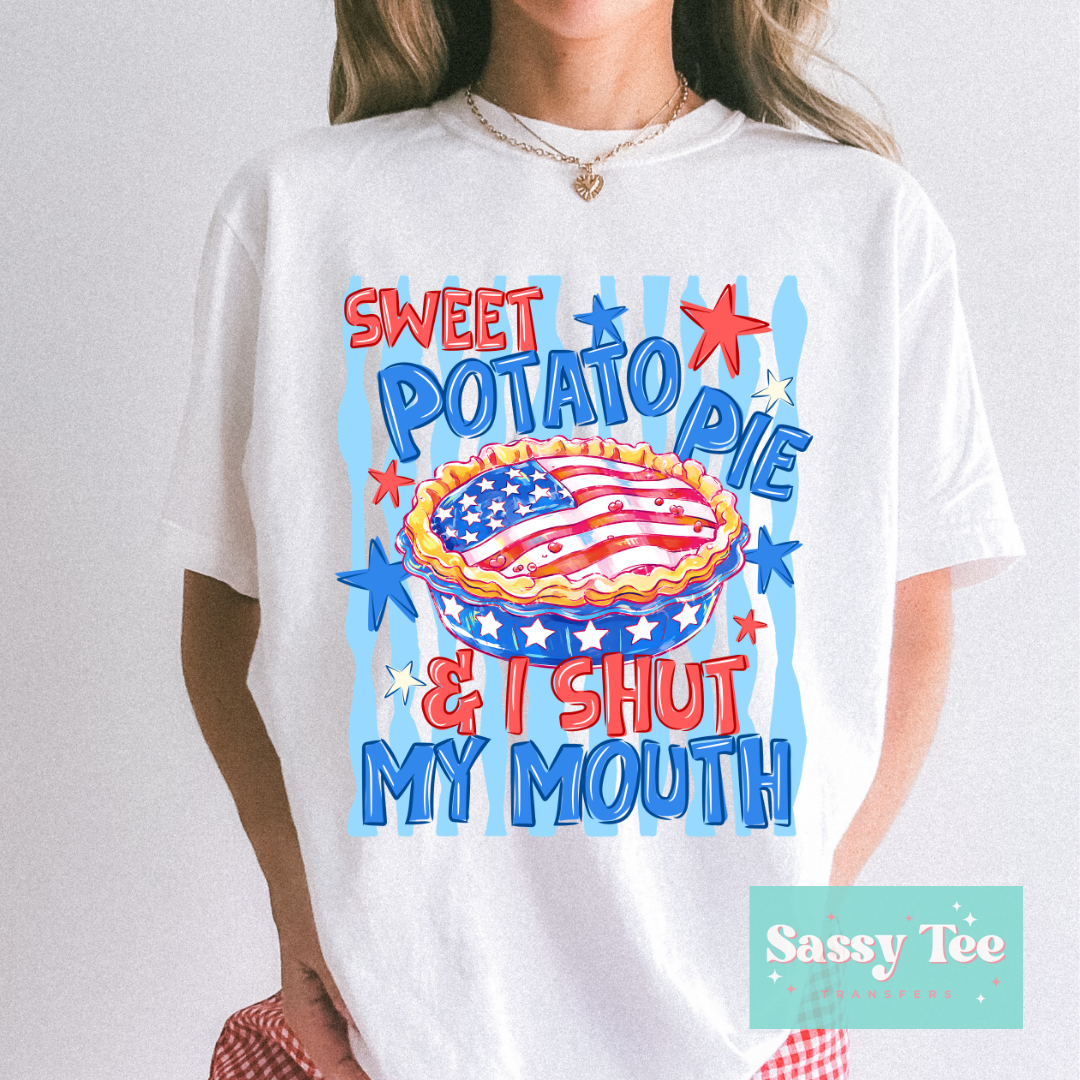 SWEET POTATO PIE SHUT MY MOUTH PREPPY **Preorder/Restock Ships in 5-10 biz days**