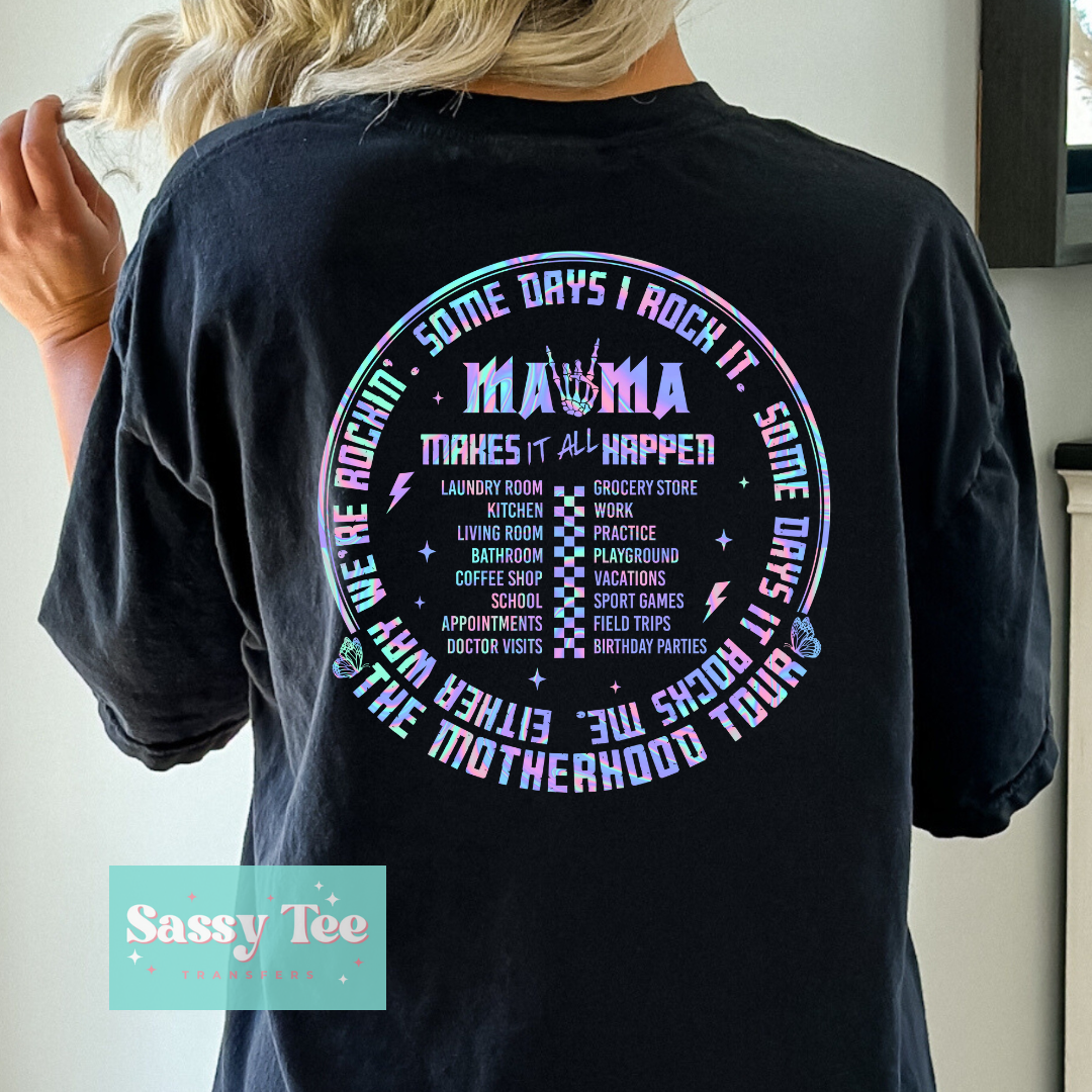 MAMA TOUR 1 Pocket/Back options