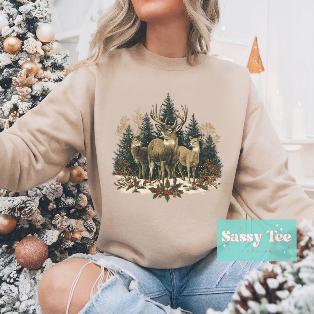 DEER SEASON CLASSIC CHRISTMAS FOREST **Preorder/Restock Ships in 5-10 biz days**