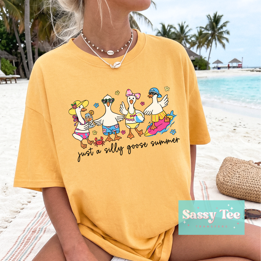 JUST A SILLY GOOSE SUMMER BEACH VIBES **Preorder/Restock Ships in 5-10 biz days**