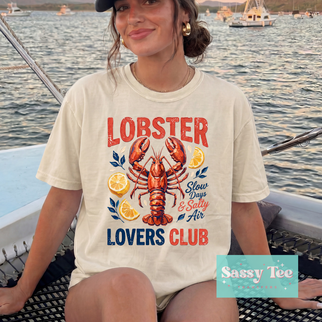LOBSTER LOVERS CLUB FAUX TEXTURE PAINT **Preorder/Restock Ships in 5-10 biz days**