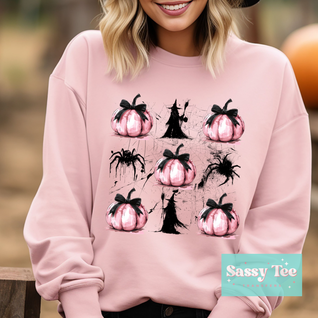PINK PUMPKIN WITCH SPIDER COQUETTE
