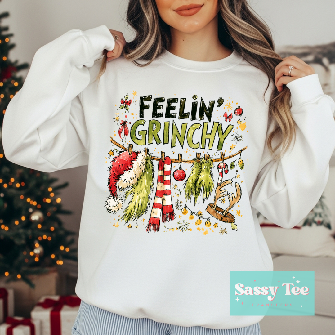 FEELIN' GRINCHY CLOTHES LINE **Preorder/Restock Ships in 5-10 biz days**