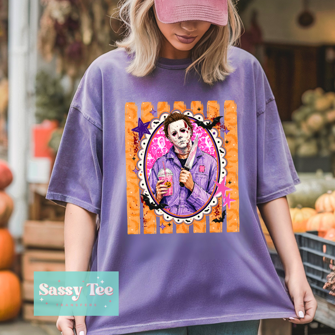 MYERS COLORFUL PREPPY STRIPES HORROR **Preorder/Restock Ships in 5-10 biz days**