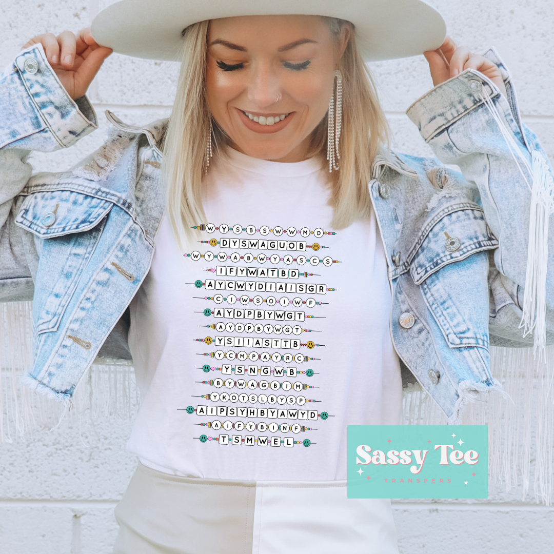 SWIFTIE SMALLEST MAN BRACELET