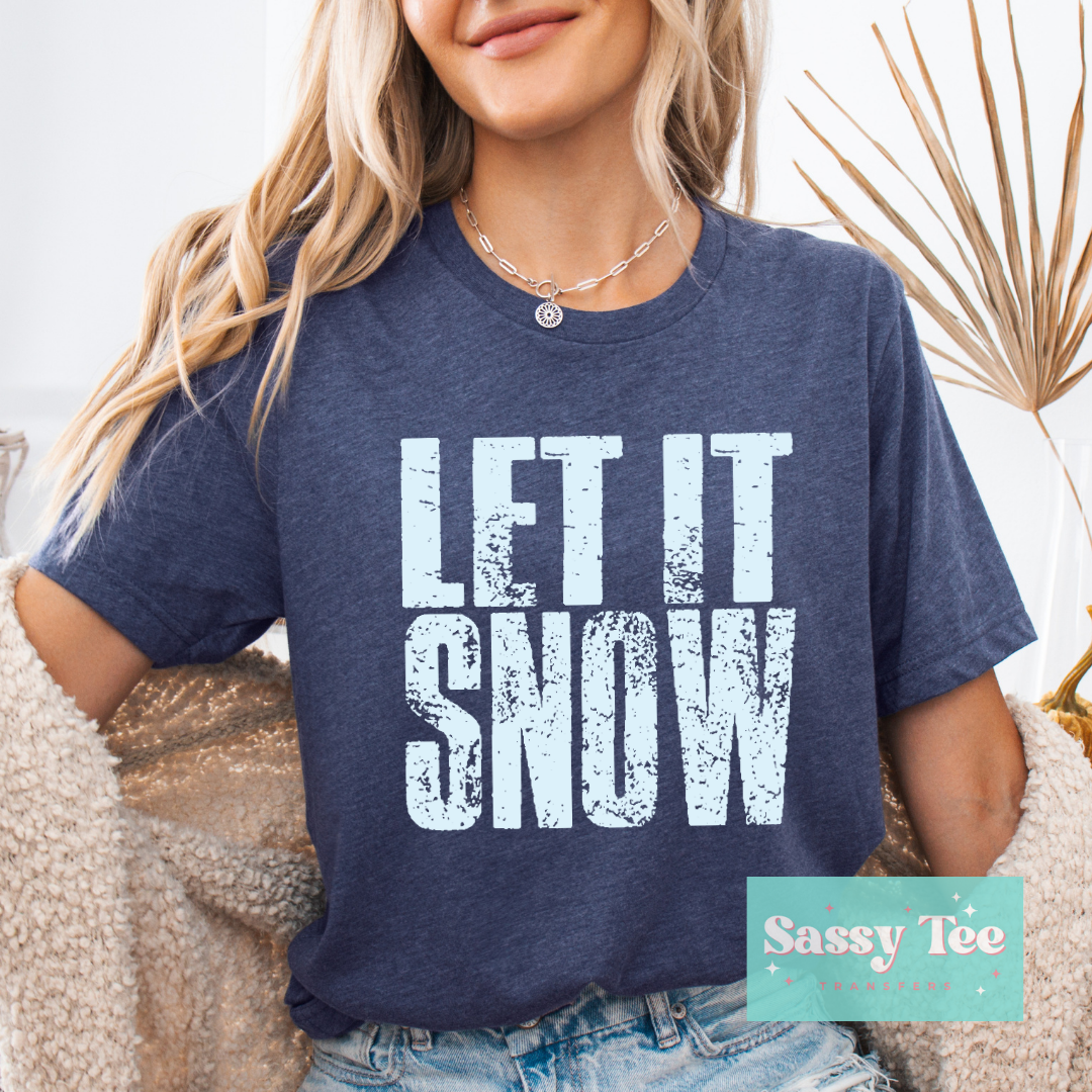 LET IS SNOW DISTRESSED **Preorder/Restock Ships in 5-10 biz days**