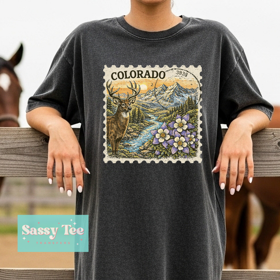 COLORADO STATE STAMP TRAVEL **Preorder/Restock Ships in 5-10 biz days**