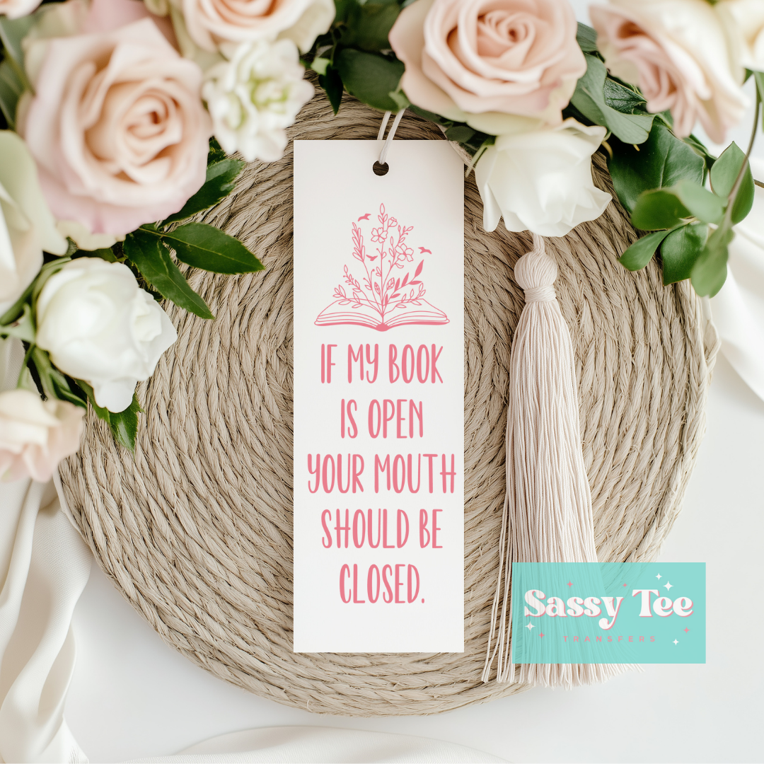 IF MY BOOK OPEN UV DTF BOOKMARK DECAL