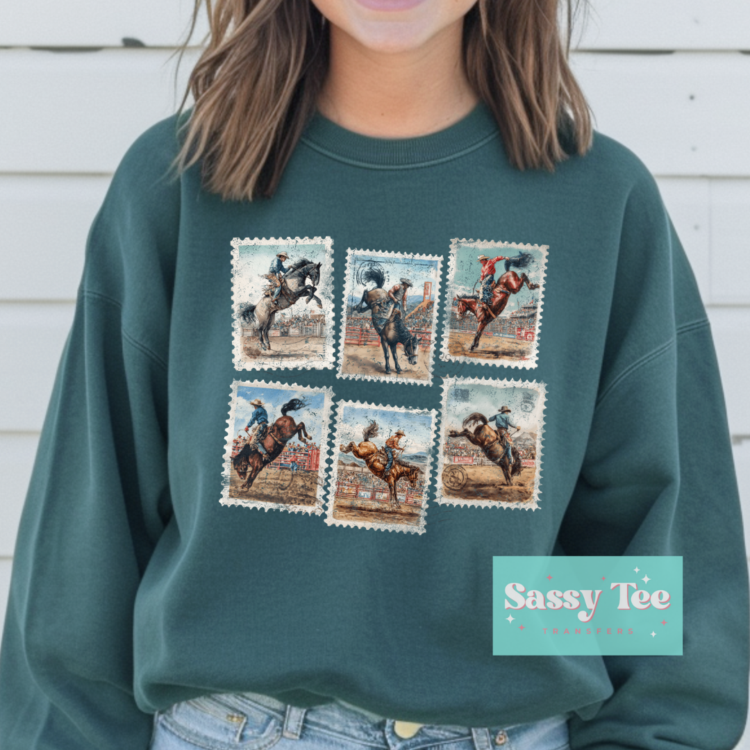 RODEO STAMPS VINTAGE **Preorder/Restock Ships in 5-10 biz days**
