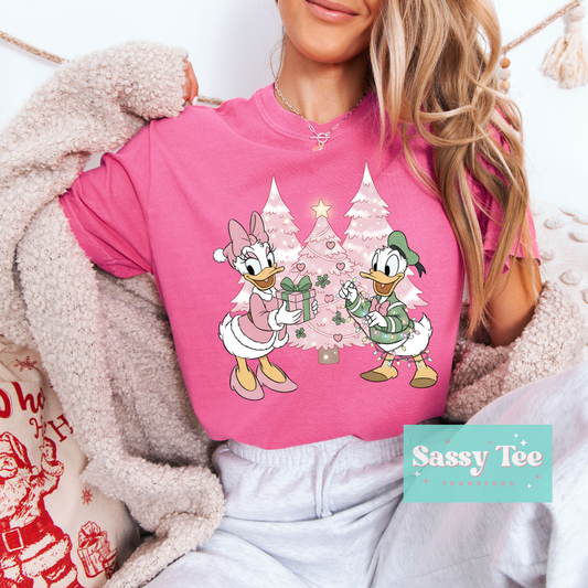 DAISY PINK GREEN DUCKS CHRISTMAS **Preorder/Restock Ships in 5-10 biz days**