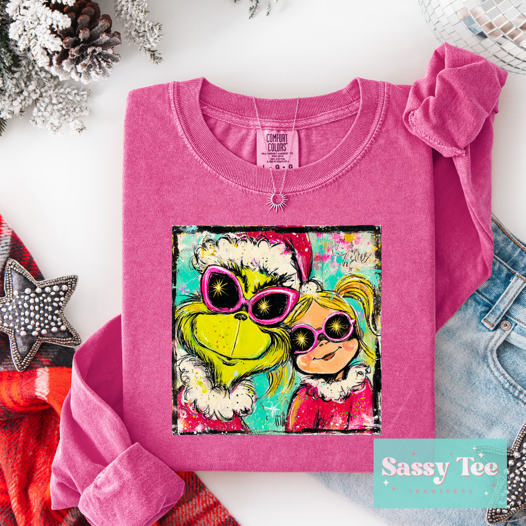 GREEN MAN FRIEND SANTA VINTAGE ART **Preorder/Restock Ships in Est. 5-10 biz days**