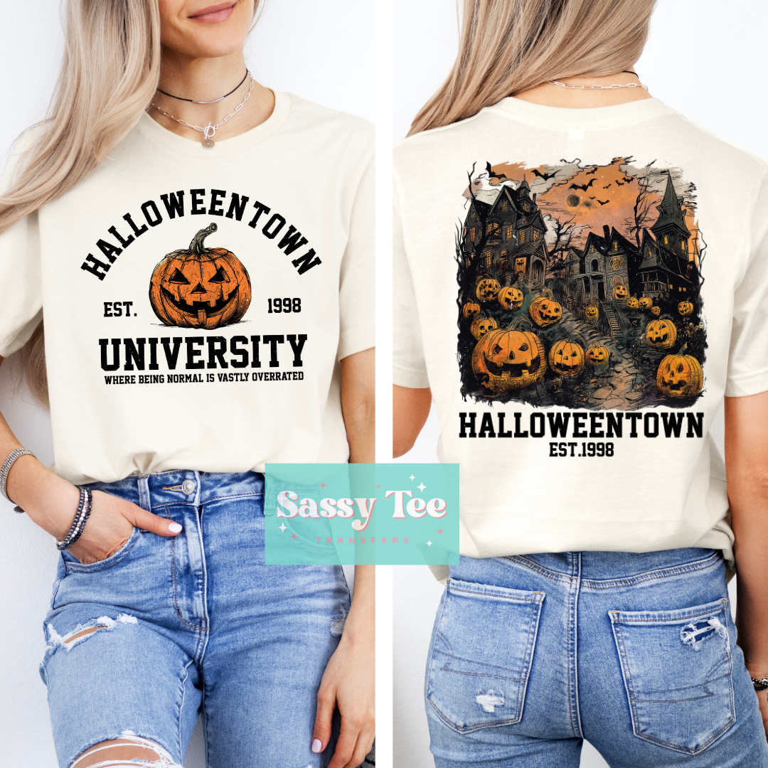 HALLOWEEN TOWN UNIVERSITY Front + Back Options **Preorder/Restock Ships in est. 5-10 biz days**