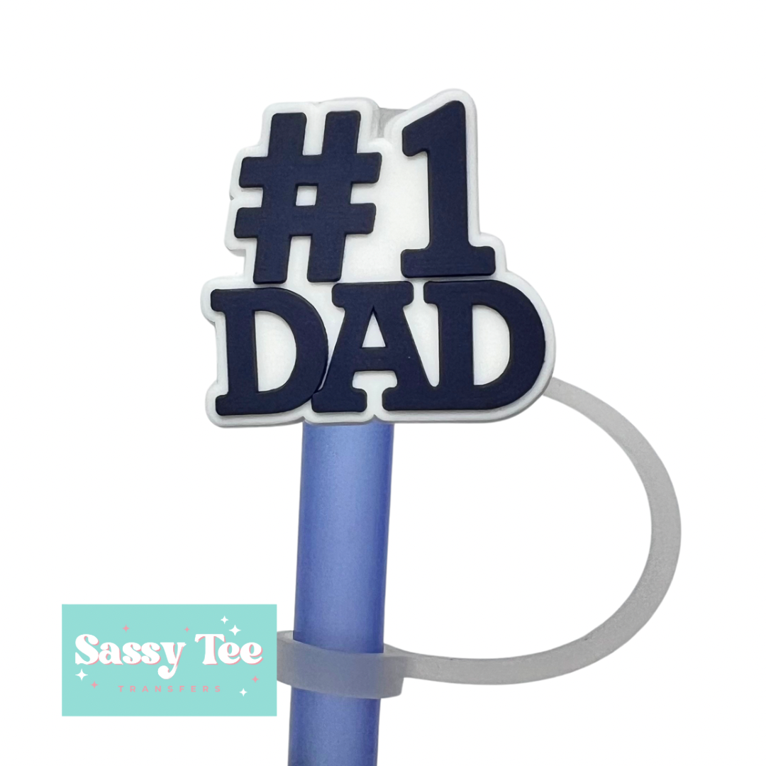 DAD #1 STRAW TOPPER *Restocked