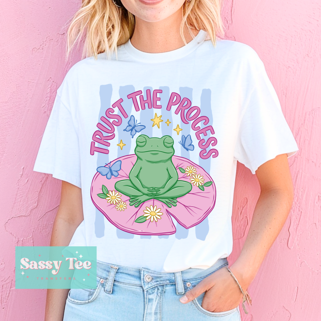 TRUST THE PROCESS PREPPY FROG **Preorder/Restock Ships in 5-10 biz days**