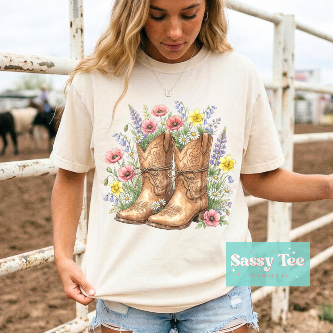 BOOTS FLORAL SPRING **Preorder/Restock Ships in 5-10 biz days**