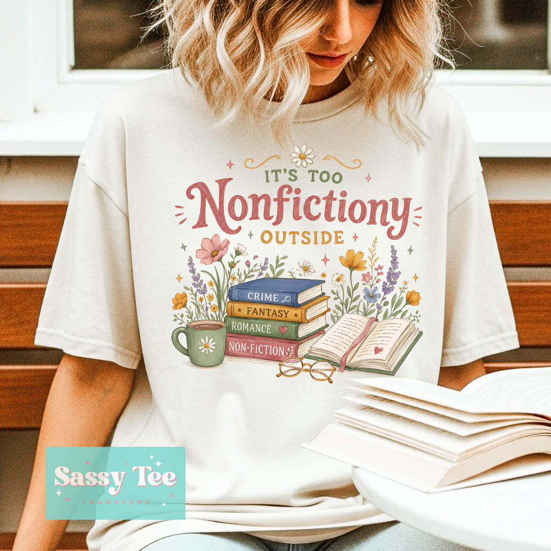 IT'S TOO NONFICTIONY OUTSIDE FLORAL COFFEE **Preorder/Restock Ships in 5-10 biz days**