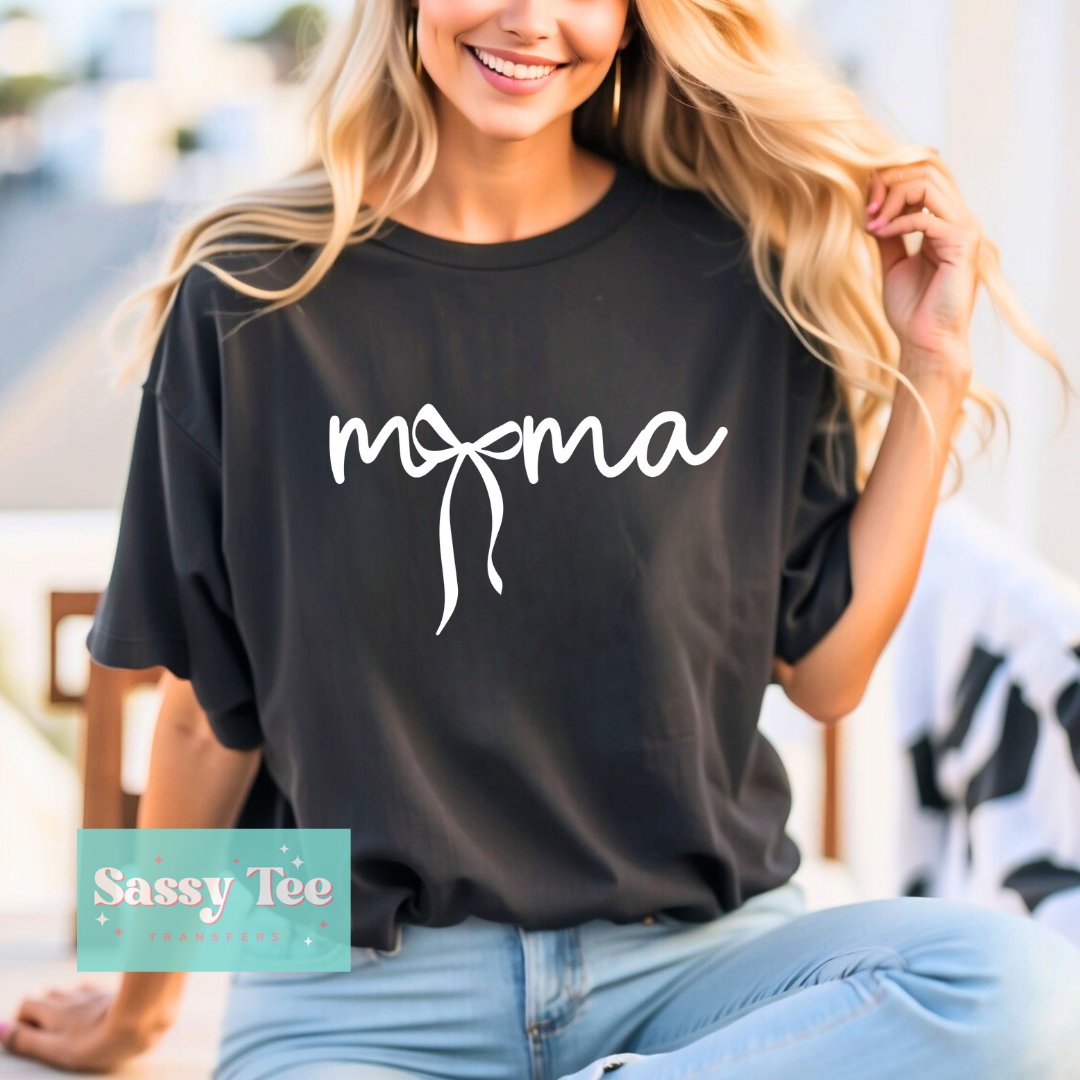 MAMA WHITE BOW COQUETTE **Preorder/Restock Ships in 5-10 biz days**