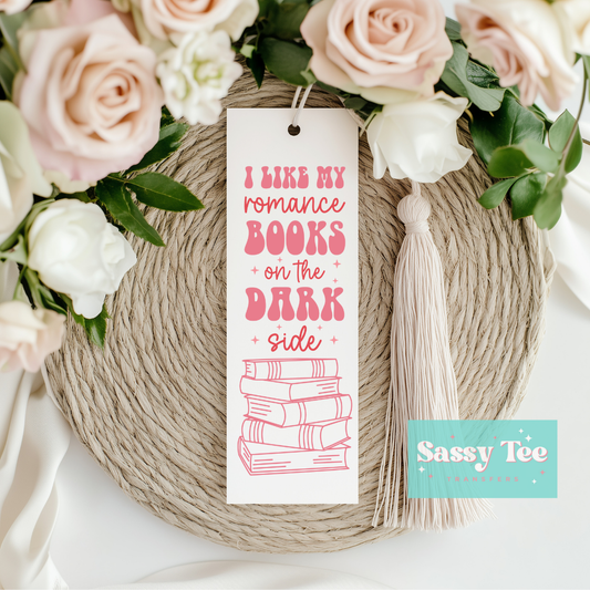 I LIKE MY BOOKS DARK SIDE UV DTF BOOKMARK DECAL