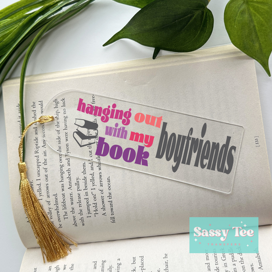 HANGING BOOK BOYFRIENDS UV DTF BOOKMARK DECAL