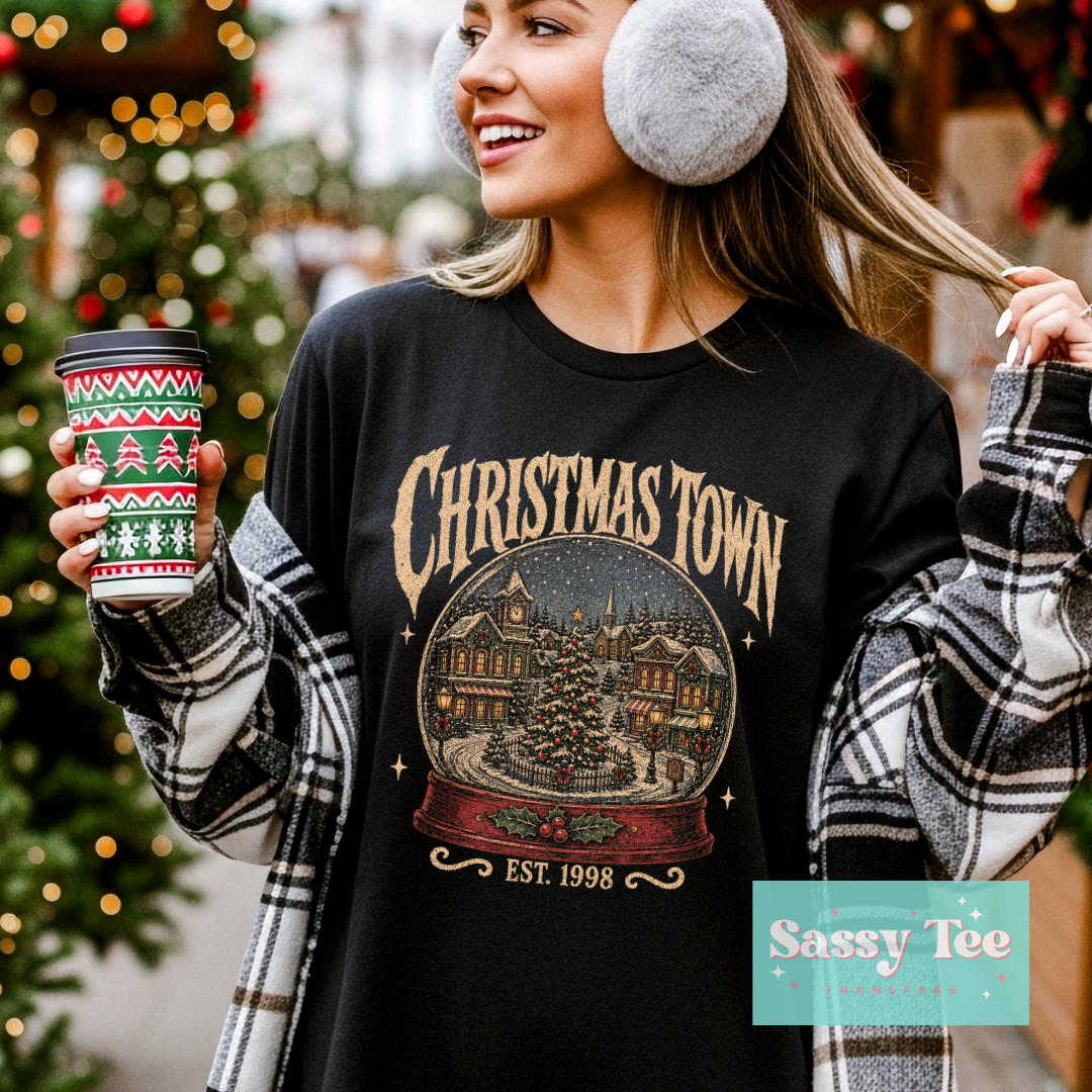 CHRISTMAS TOWN SNOW GLOBE **Preorder/Restock Ships in 5-10 biz days**