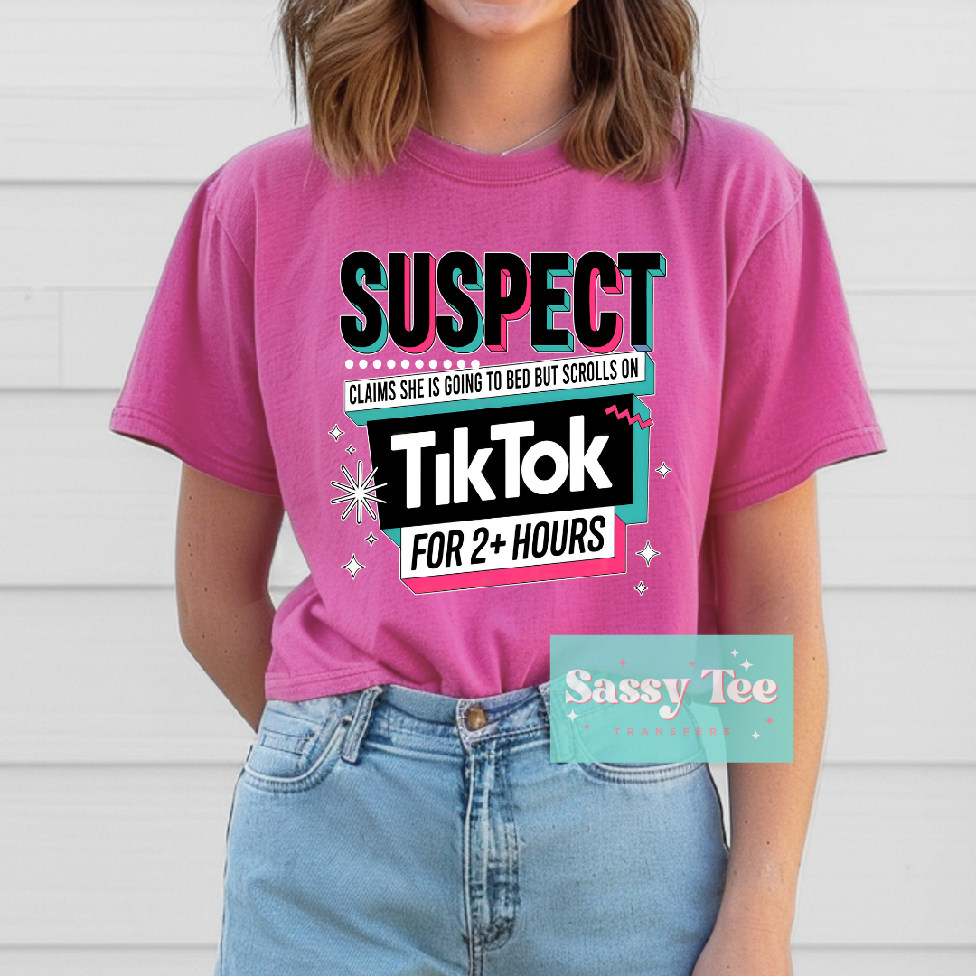 SUSPECT CLAIMS BED TIKTOK 2 HOURS