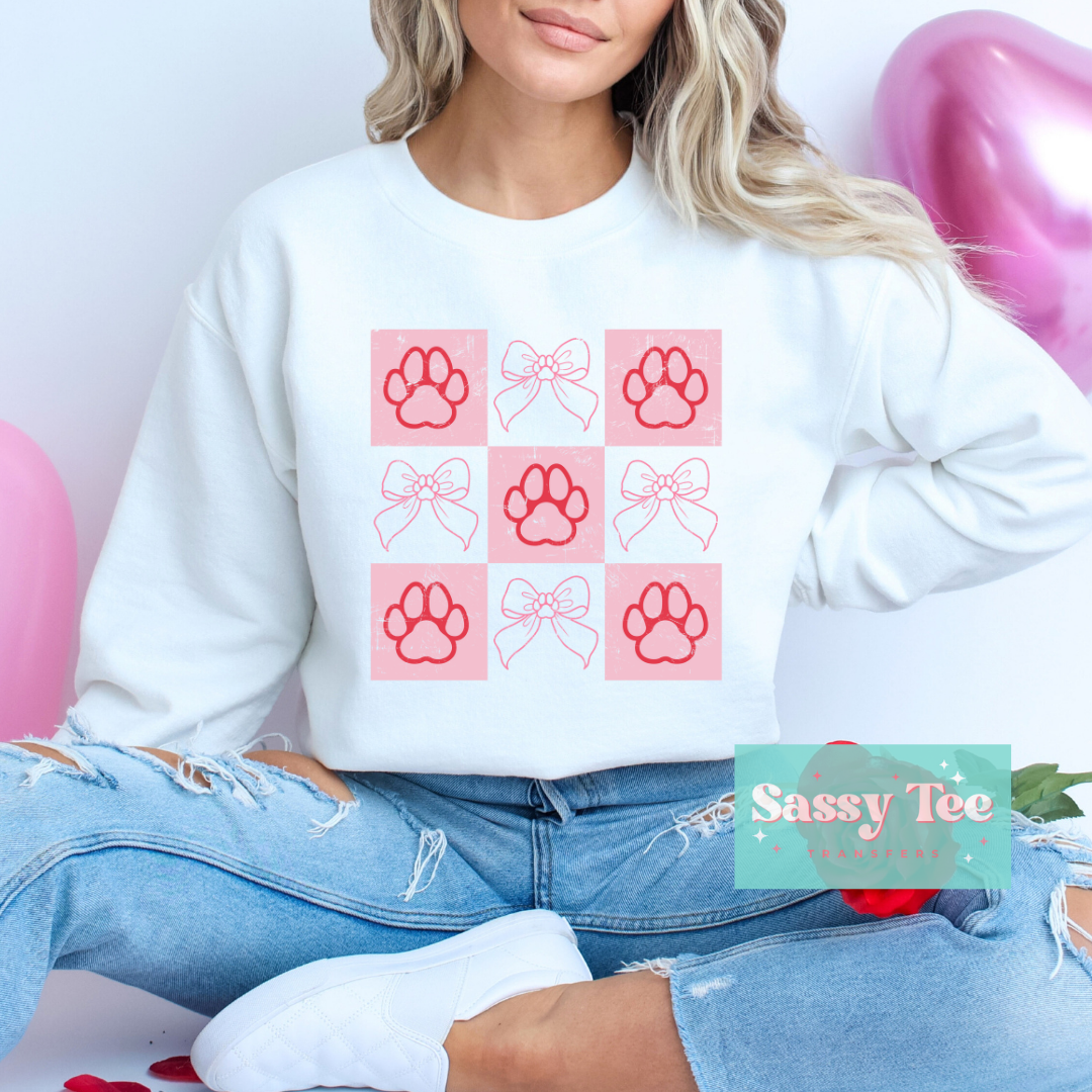 PAW DOG LOVE RETRO COQUETTE BOW