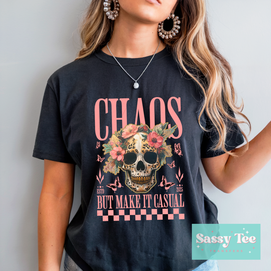 CHAOS MAKE IT CASUAL SKULL **Preorder/Restock Ships in 5-10 biz days**
