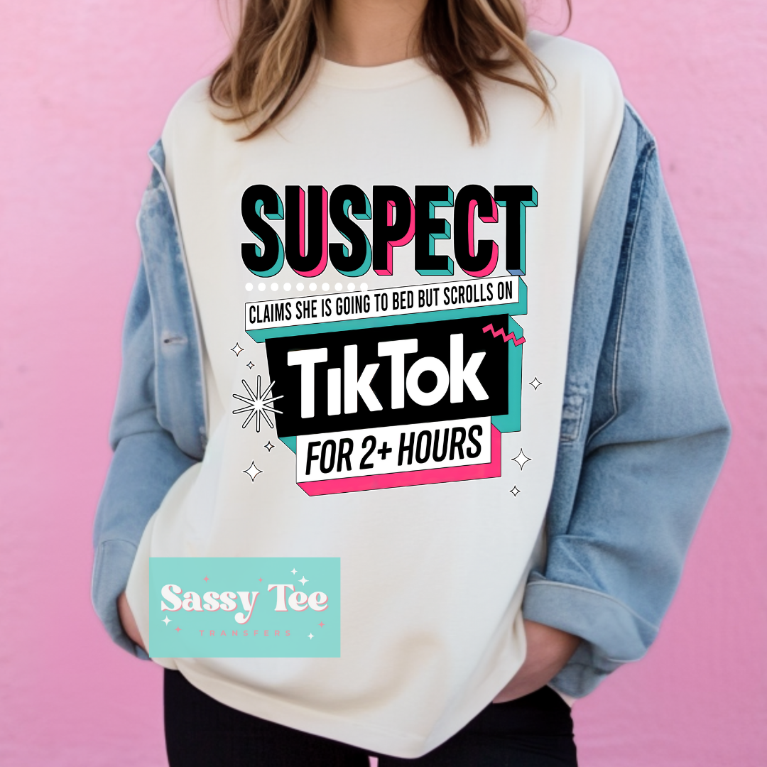 SUSPECT CLAIMS BED TIKTOK 2 HOURS