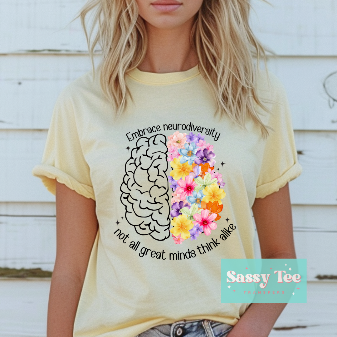 EMBRACE NEURODIVERSITY FLORAL *Preorder, Ships in 5-10 biz days*