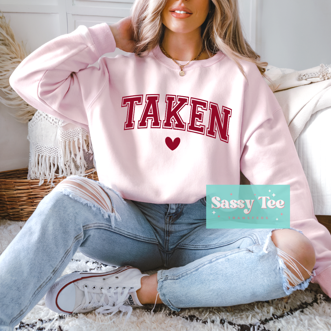 TAKEN RED HEART **Preorder/Restock Ships in 5-10 biz days**
