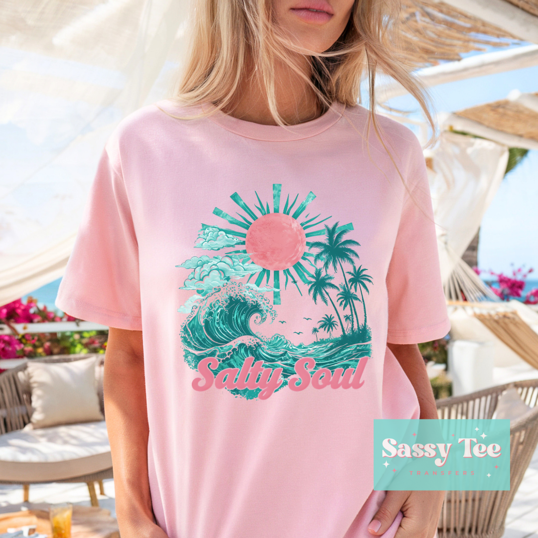 SALTY SOUL PINK MINT WAVES **Preorder/Restock Ships in 5-10 biz days**