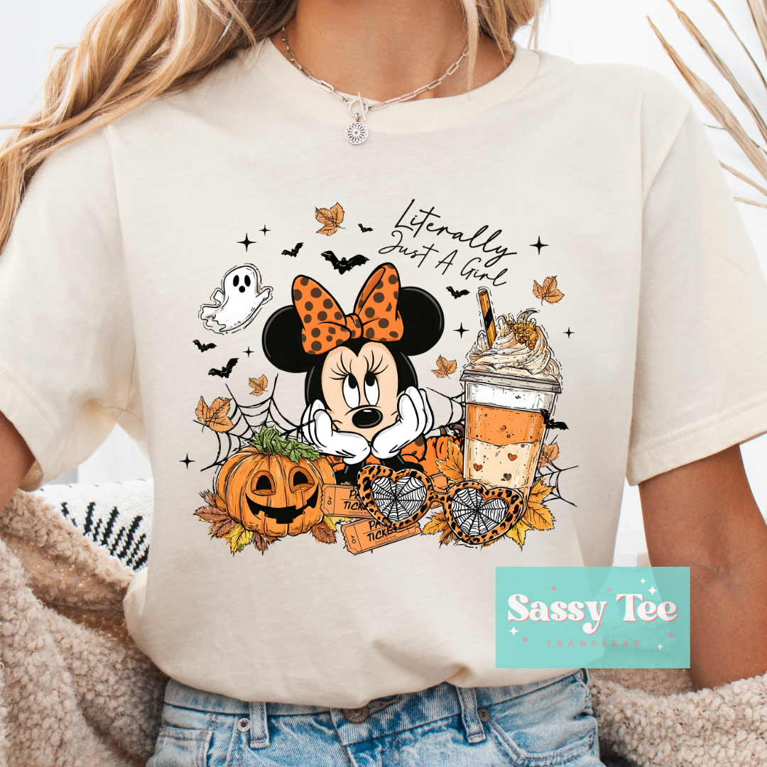 MOUSE FALL LITERALLY JUST A GIRL SPOOKY **Preorder/Restock Ships in 5-10 biz days**