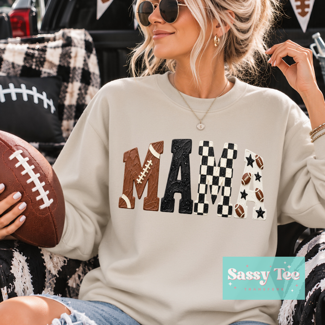 MAMA FOOTBALL FAUX TEXTURE PAINT **Preorder/Restock Ships in 5-10 biz days**