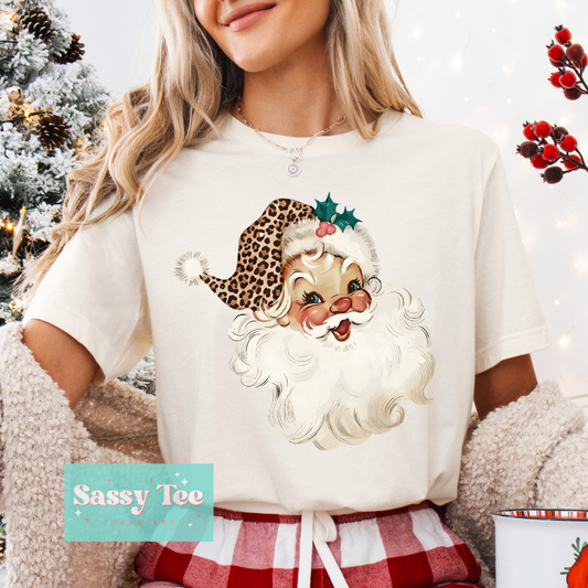 SANTA LEOPARD VINTAGE **Preorder/Restock Ships in 5-10 biz days**