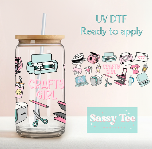CRAFTY GIRL UV DTF CUP WRAP