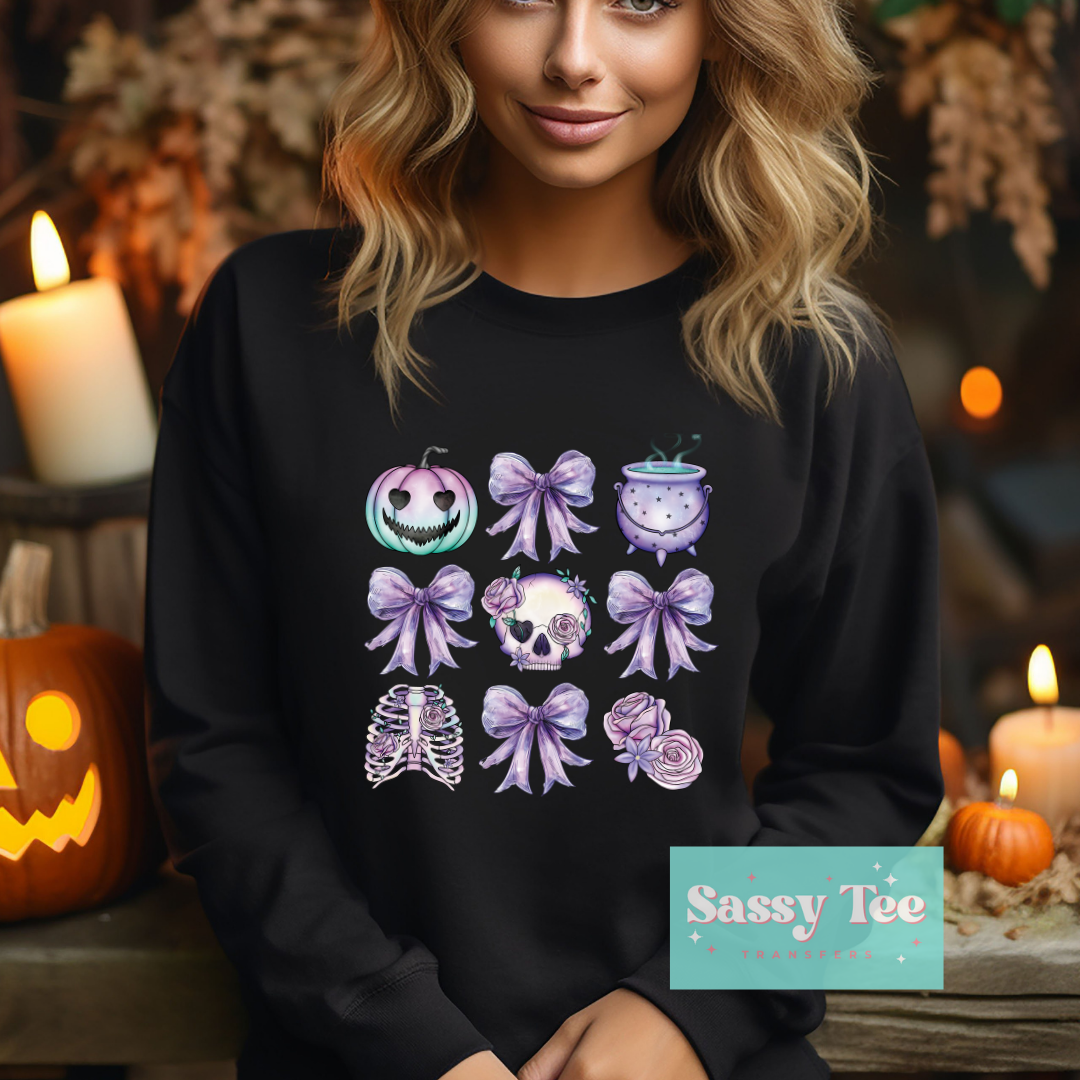 PASTEL PURPLE MINT HALLOWEEN COQUETTE
