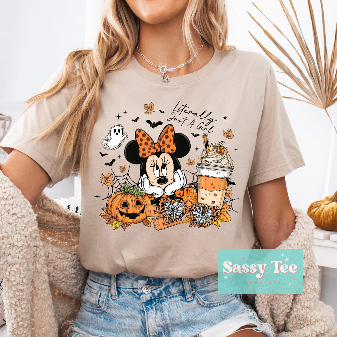 MOUSE FALL LITERALLY JUST A GIRL SPOOKY **Preorder/Restock Ships in 5-10 biz days**