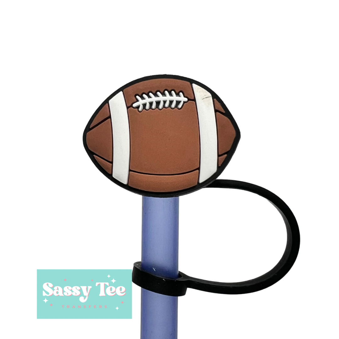 FOOTBALL STRAW TOPPER Large