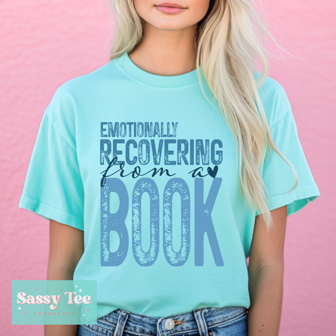 EMOTIONALLY RECOVERING FROM A BOOK BLUE **Preorder/Restock Ships in 5-10 biz days**