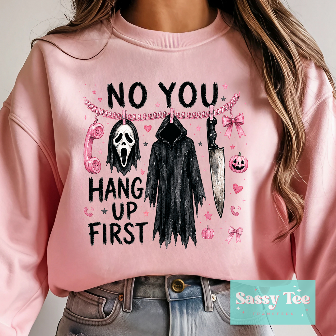 NO YOU HANG UP FIRST CLOTHES LINE HORROR **Preorder/Restock Ships in 5-10 biz days**