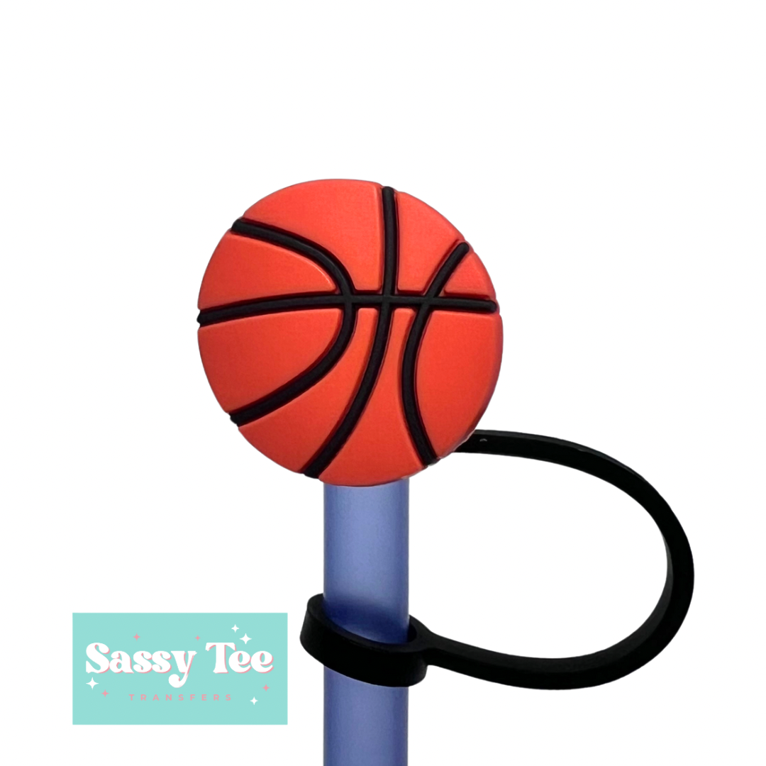 BASKETBALL STRAW TOPPER