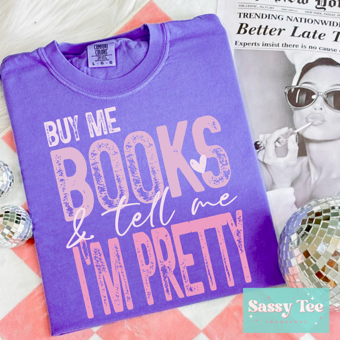 BUY ME BOOKS TELL ME I'M PRETTY PINK **Preorder/Restock Ships in 5-10 biz days**