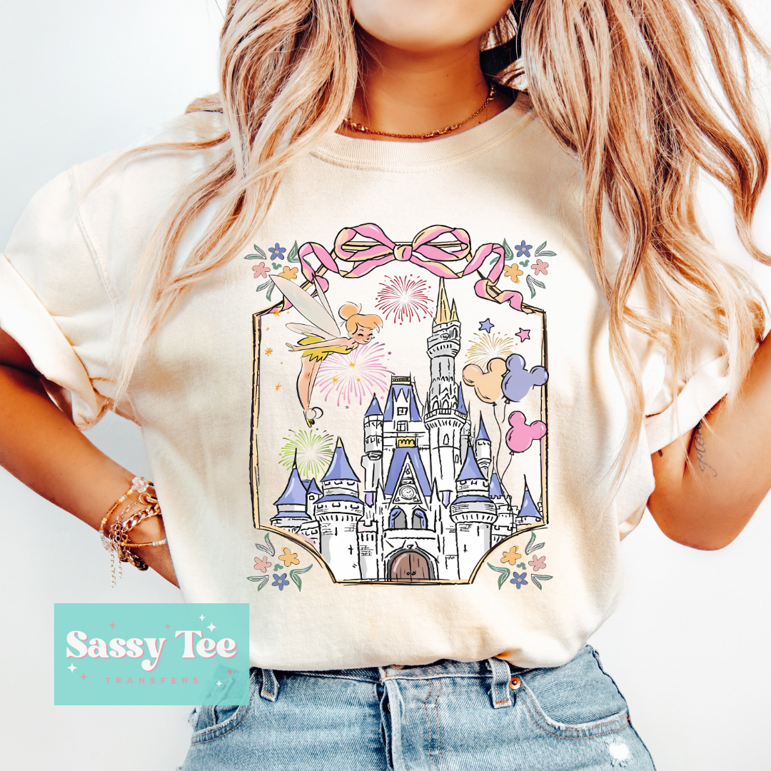 MAGIC CASTLE TINKER PINK BOW FRAME **Preorder/Restock Ships in 5-10 biz days**