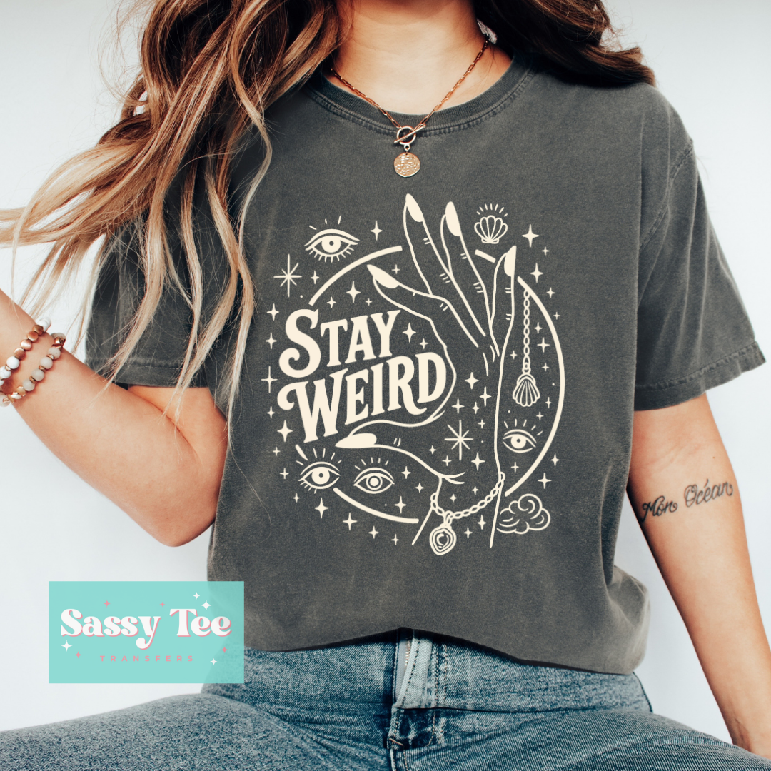 STAY WEIRD MYSTICAL WITCHY CREAM **Preorder/Restock Ships in 5-10 biz days**