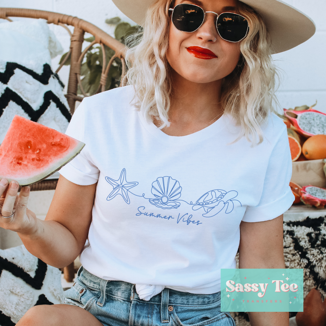 SUMMER VIBES SKETCH BLUE **Preorder/Restock Ships in 5-10 biz days**