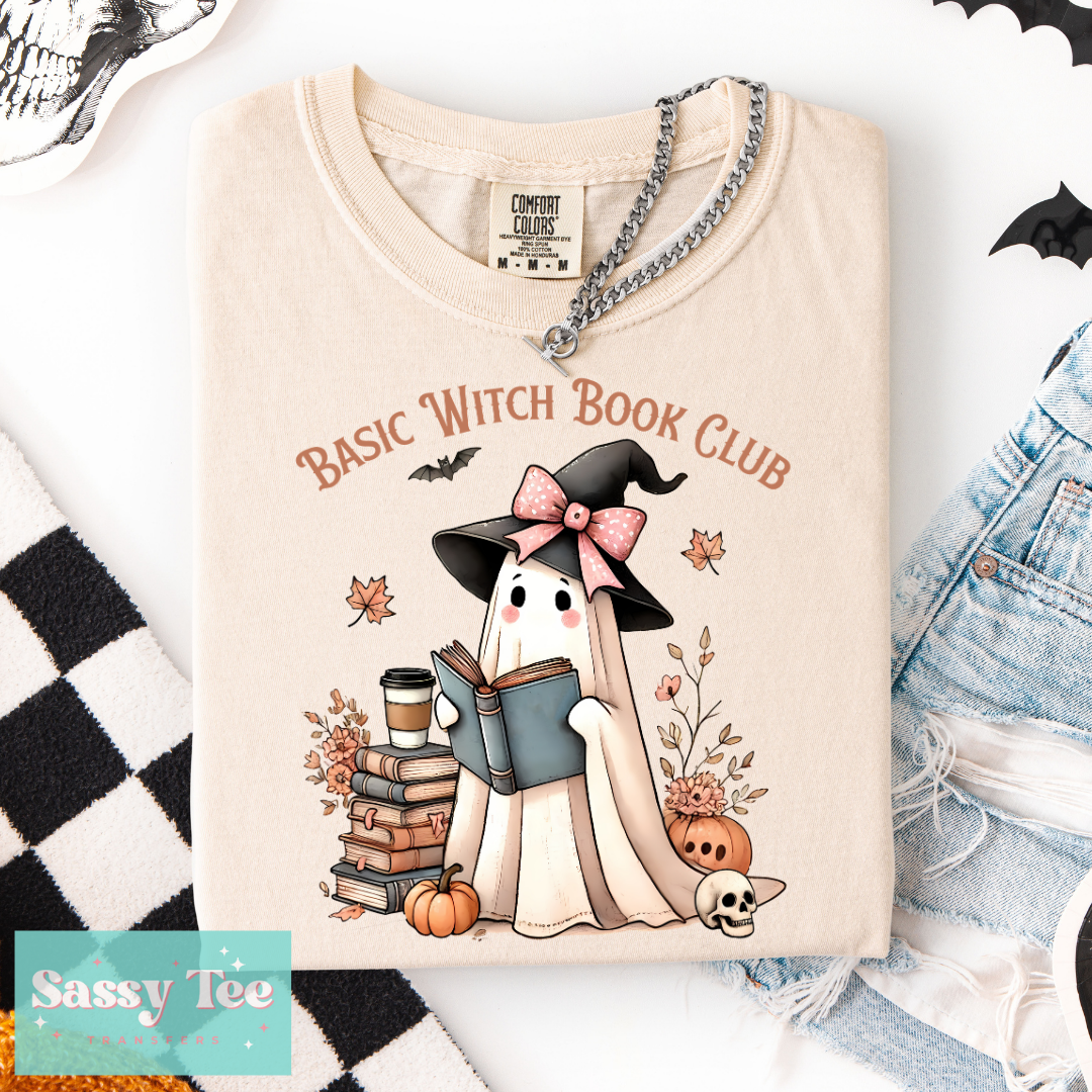 BASIC WITCH BOOK CLUB CUTE GHOST **Preorder/Restock Ships in 5-10 biz days**