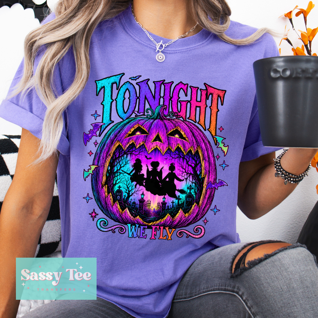 TONIGHT WE FLY WITCHES BRIGHT COLORS **Preorder/Restock Ships in 5-10 biz days**