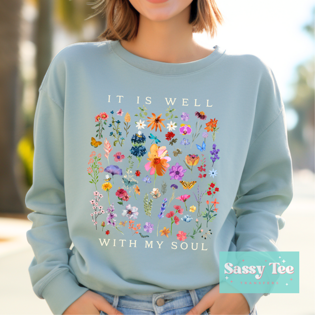 IT IS WELL WITH MY SOUL FLOWERS